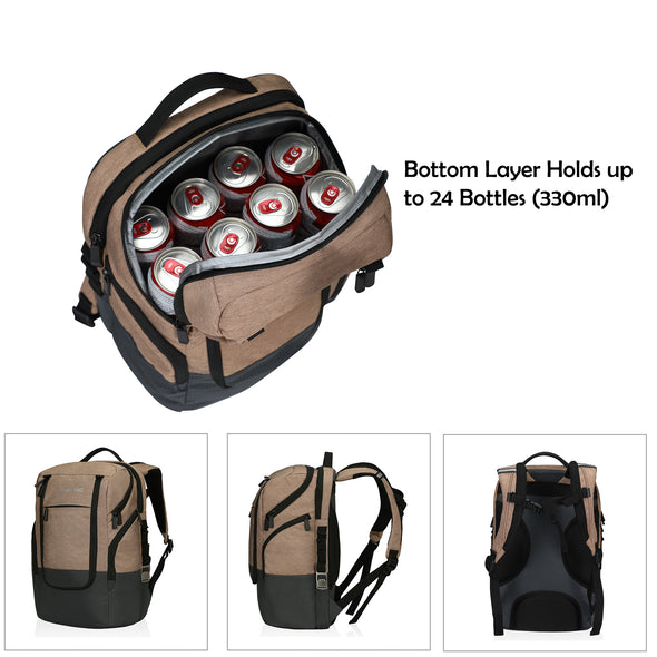 Veevanpro 22L Cooler Backpack 24 Cans 